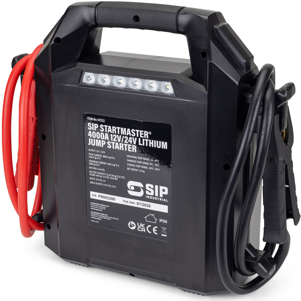 SIP 4000A 12V/24V Lithium Jump Starter